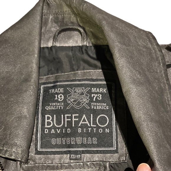 Buffalo - David Bitton - Women’s Vegan Leather Moto Jacket - Picture 9 of 11